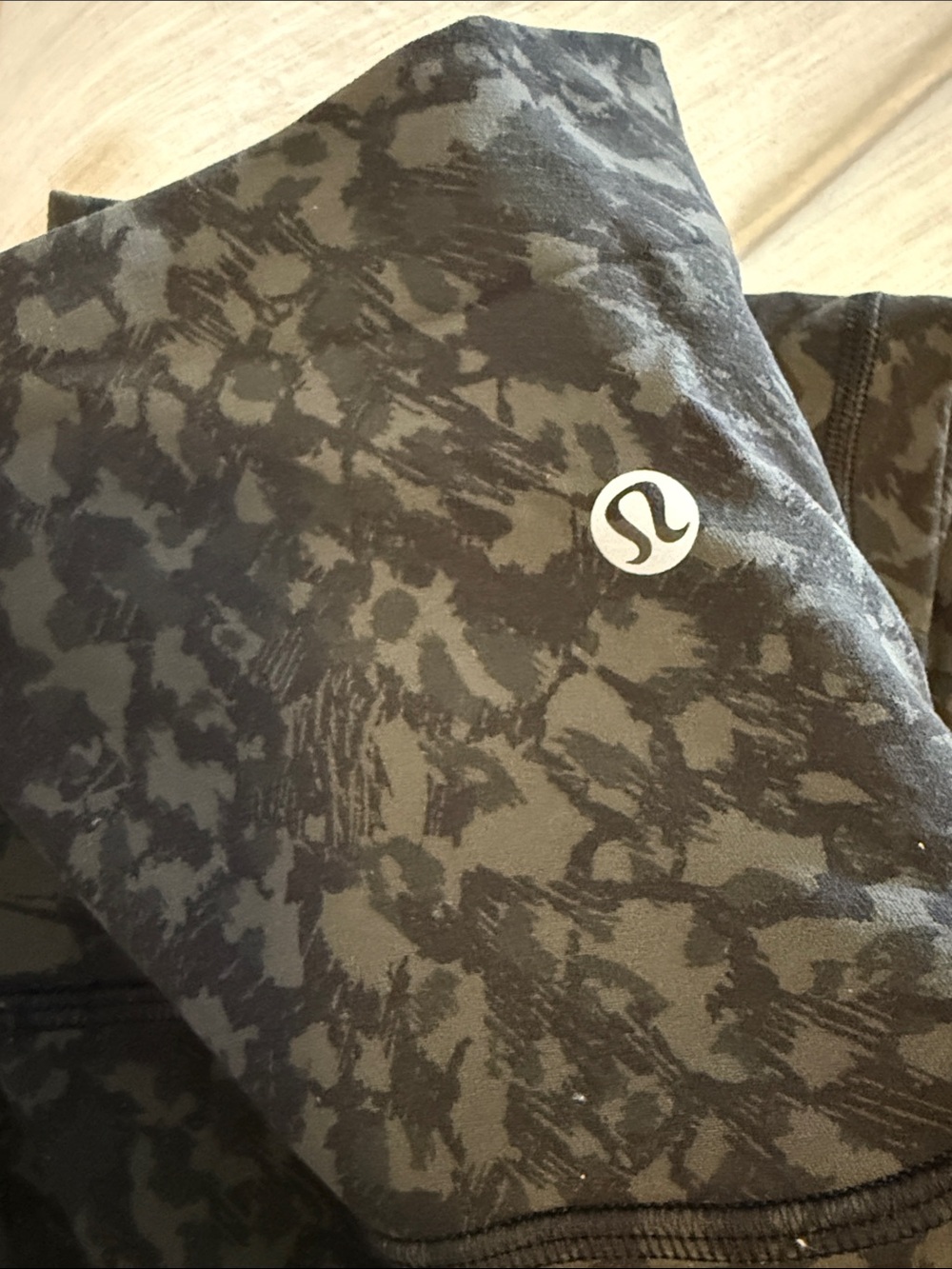 lululemon athletica Black & Charcoal Patterned Leggings